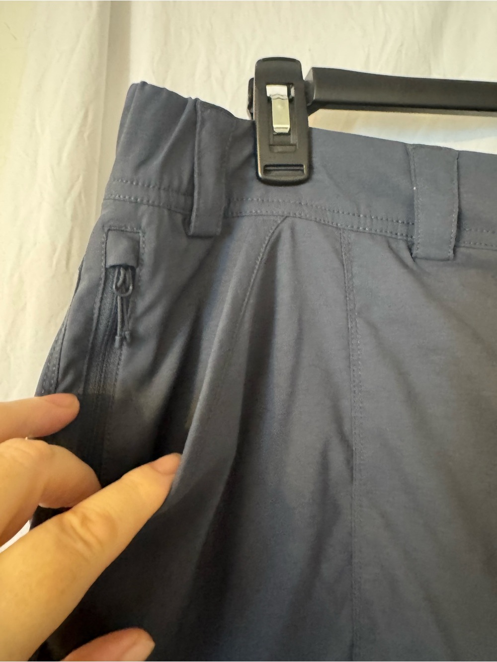 Women's Duluth Trading Woman’s Dry on the Fly Active Tech Skort in Slate ink. - Picture 2 of 16